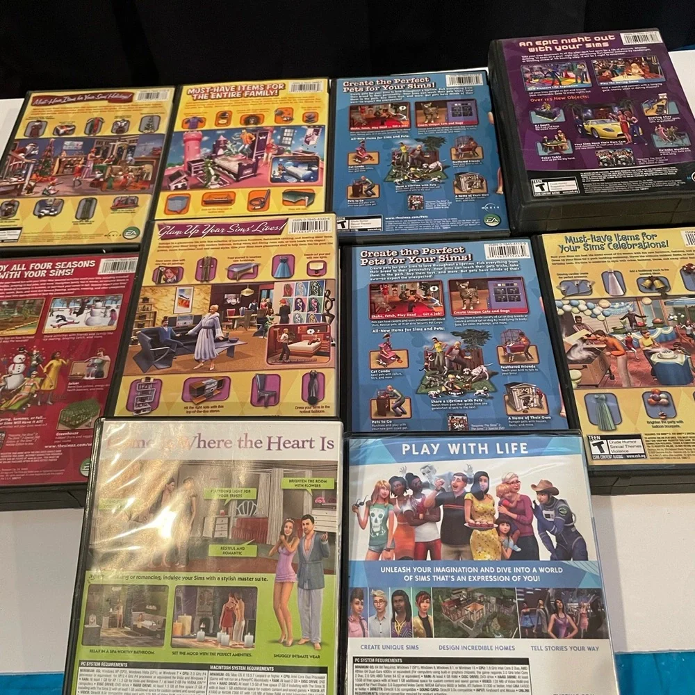 The Sims PC lot
